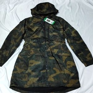 Lucky Brand Women's Camo Hooded Jacket